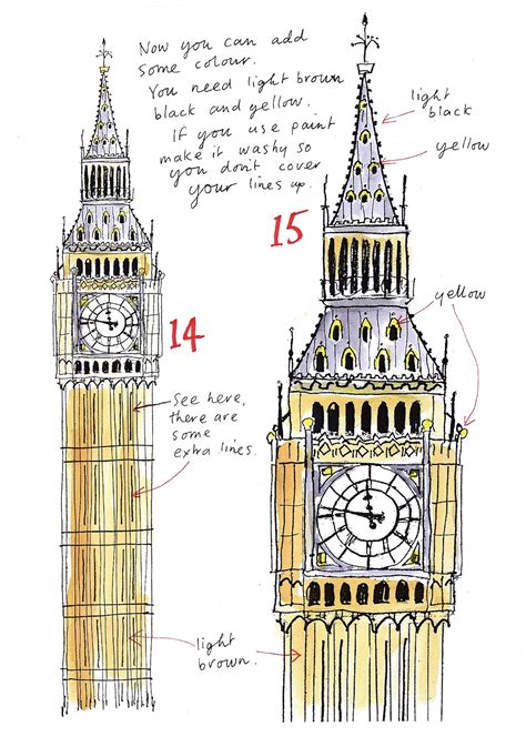 How To Draw Big Ben