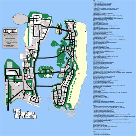 GTA Vice City (MAP) ~ Grand Theft Auto: Vice City