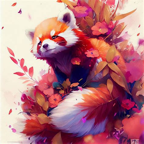 adorable red panda v2 by elit3workshop on DeviantArt