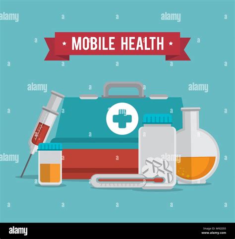 mobile health design Stock Vector Image & Art - Alamy