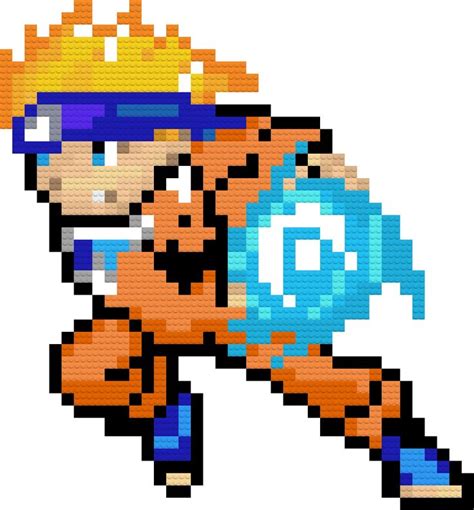 Naruto Pixel Art #CreativeCTapp | Dibujos en cuadricula, Pixel art, Dibujos