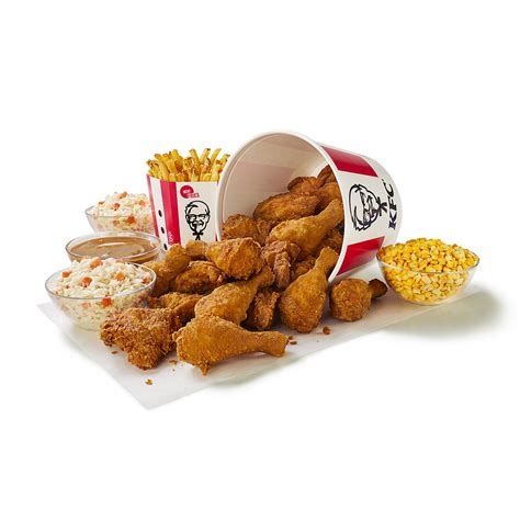 18 Piece Bucket and 5 Large Sides | Buckets | KFC Menu