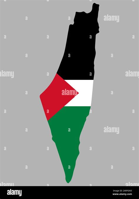 Palestine Map flag Vector illustration eps 10 Stock Vector Image & Art - Alamy