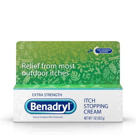 Benadryl Extra Strength Itch Relief Cream, Topical Analgesic, 1 oz - Walmart.com