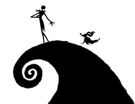 Free Nightmare Before Christmas Clipart Black And White, Download Free ...