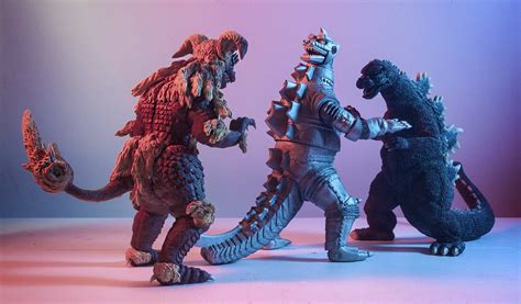 King Caesar vs. Mecha Godzilla vs. Godzilla toy figures. | Godzilla toys, Godzilla vs, Godzilla