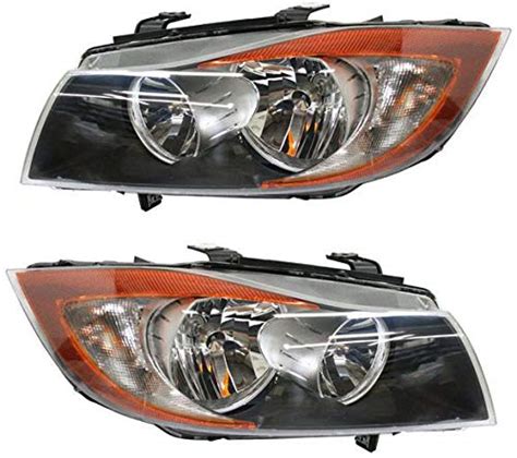 Headlight Assembly Compatible with BMW Halogen Passenger and Driver Side | BMWFiend.com