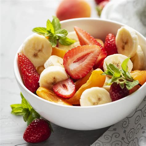 Good Vibes Breakfast Fruit Salad - Meatless Monday