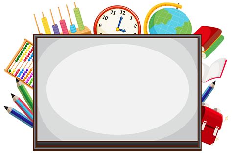 math whiteboard border background 366473 Vector Art at Vecteezy