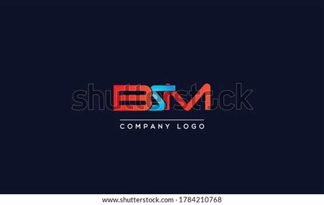 Creative Letters Bsm Logo Design Vector Stock Vector (Royalty Free ...