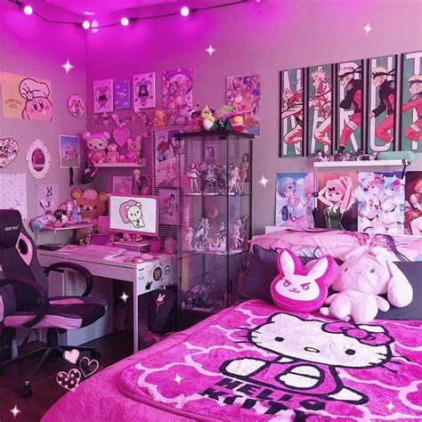 Pin by 🌻 on Home decor | Kawaii room, Otaku room, Kawaii bedroom