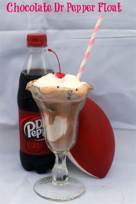 Chocolate Dr Pepper Float - Simply Southern Mom