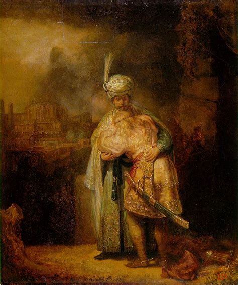 David and Jonathan - Rembrandt - WikiArt.org