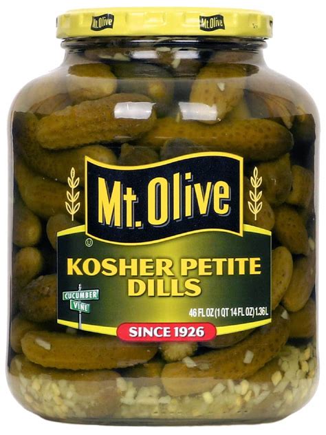 Kosher Petite Dills - Mt Olive Pickles