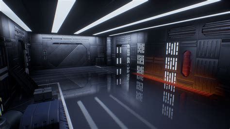 Deathstar Interior Environment (UE4) — polycount