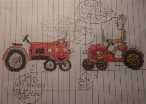 Tec Meets Little Red Tractor and Stan by CuteCartoonLover06 on DeviantArt