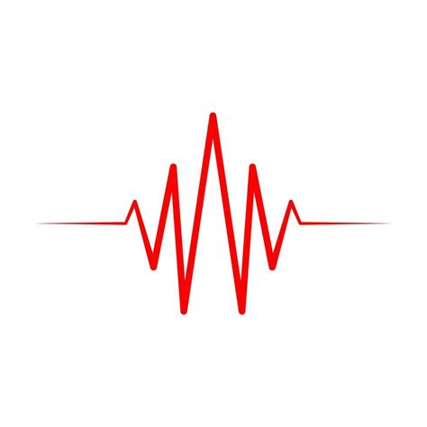 Heartbeat pulse line icon vector activity splash sign heart rate symbol health medical concept ...