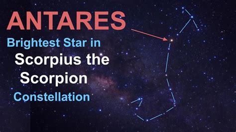 Antares: The Brightest Star in Scorpius the Scorpius