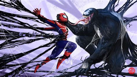 [100+] Venom Spider Man Wallpapers | Wallpapers.com