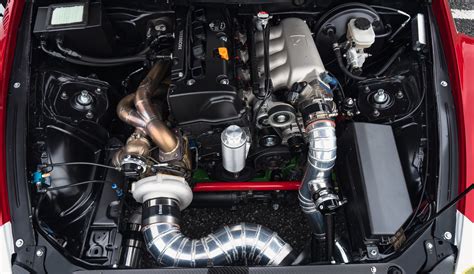 Someone Really Stuffed a Turbocharged Honda K20 Engine in a Mazda RX-8