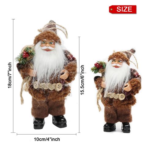 8"inch Christmas Santa Claus Ornaments Decorations Tree Hanging ...