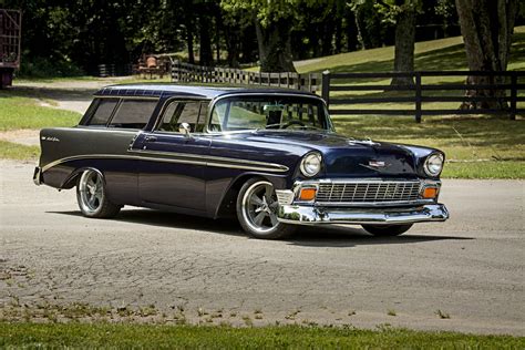 This 1956 Chevy Nomad Is All About How You Get There - Hot Rod Network