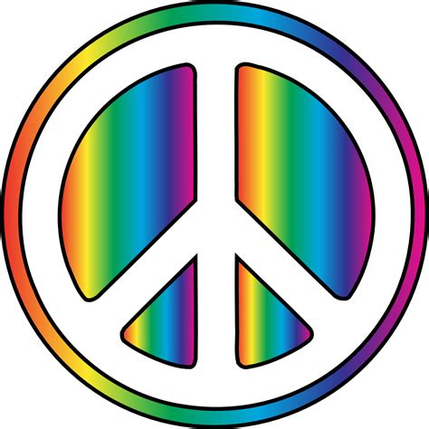 rainbow peace sign SVG - ClipArt Best - ClipArt Best