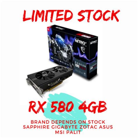 AMD RADEON RX 580 4GB better than GTX 1060 | Shopee Malaysia