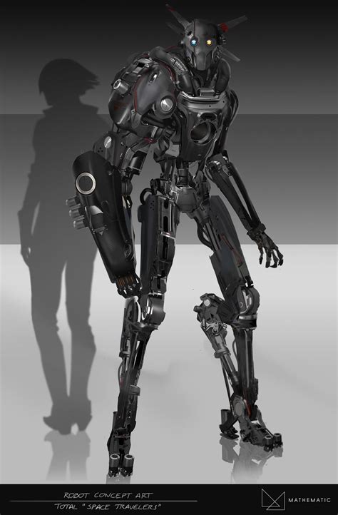 Robot Concept art / TOTAL advertising on Behance | Robot concept art, Futuristic robot, Robots ...