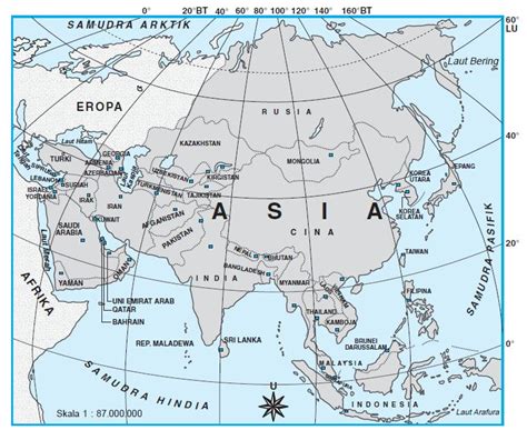 Karakteristik Benua Asia Lengkap