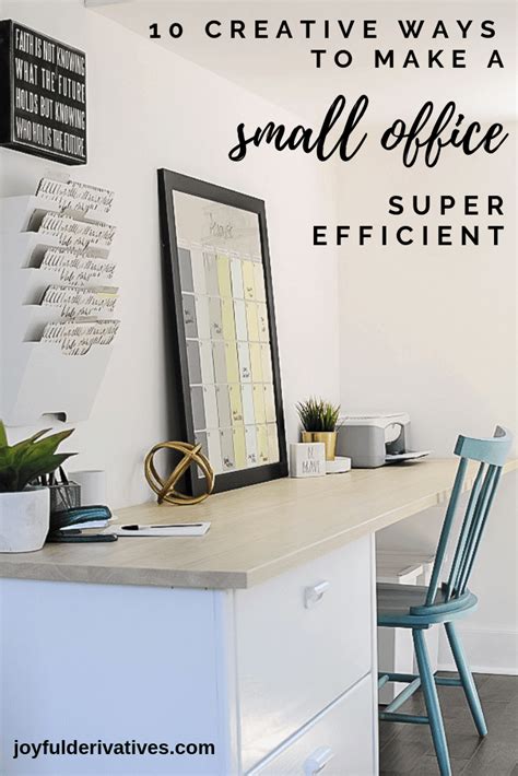 Small Office Design Ideas - 10 Ways to Make an Office Efficient - Joyful Derivatives