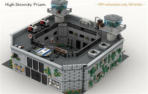 LEGO MOC Maximum Security Prison by LegoBricking | Rebrickable - Build with LEGO