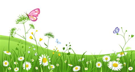 Grass with Butterflies Clipart Picture | Gallery Yopriceville - High ...