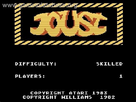 Joust - Atari 5200 - Games Database