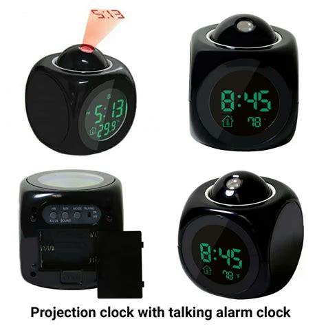 Day And Night Plastic Projection Clock With Talking Alarm Clock at Rs 200/piece in Greater Noida