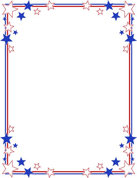 red white and blue star border clip art 10 free Cliparts | Download images on Clipground 2024