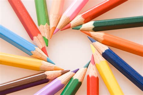 Free photo: Colored Wooden Pencils - Arrangement, Rainbow, Office - Free Download - Jooinn