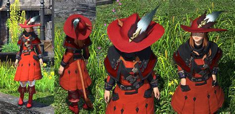 Bard: Red Mage glamour : ffxiv