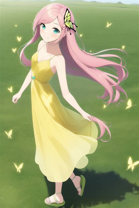 Fluttershy (Human) by red5805 on DeviantArt