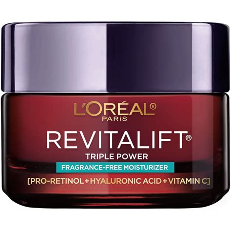 L'Oreal Paris Revitalift Triple Power Anti-Aging Cream, Fragrance Free, 1.7 oz. - Walmart.com ...