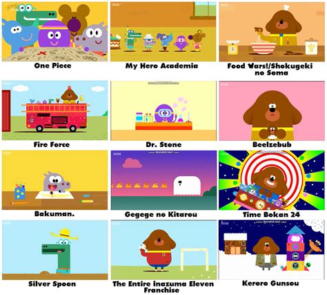 Comparison Meme | Hey Duggee/Anime by StarRion20 on DeviantArt