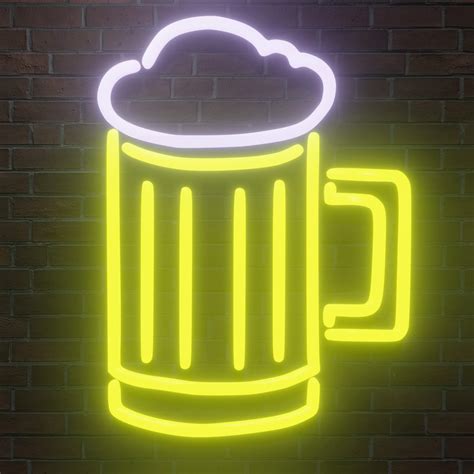 Neon Drink Signs - 3D Model by AlexRippa