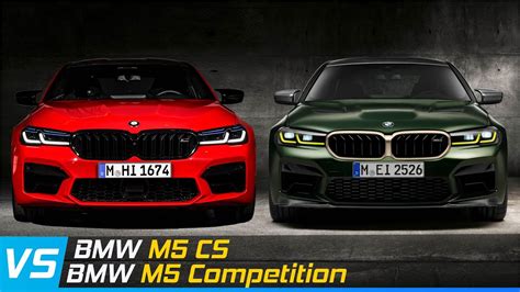 BMW M5 CS Vs M5 Competition | See The Differences | Design & Specs - YouTube