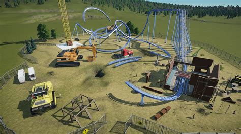 Hot! - a real construction site for a dive coaster! : r/PlanetCoaster