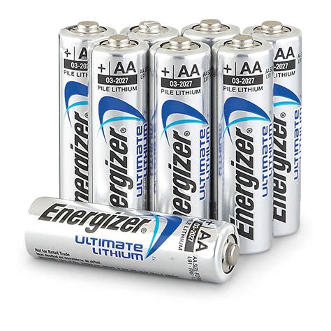 8-Pk. of Energizer® Ultimate Lithium AA Batteries - 283672, Game & Trail Cameras at Sportsman's ...