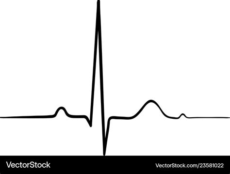 Ecg heartbeat cardiology symbol logo Royalty Free Vector