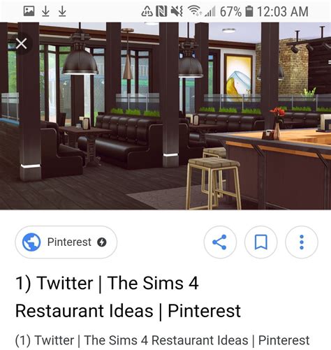 Sims 4 restaurant interior idea | Sims 4 restaurant, Sims house, Sims 4 houses