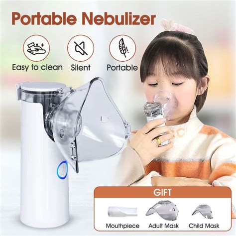 Portable Nebulizer Machine For Asthma Ultrasonic Nebulizer Mesh ...