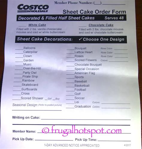 Costco Sheet Cake $18.99 | Frugal Hotspot