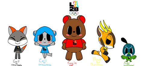 Fan made mascots for the los angeles 2028 olympics by TarahjiCheatham ...